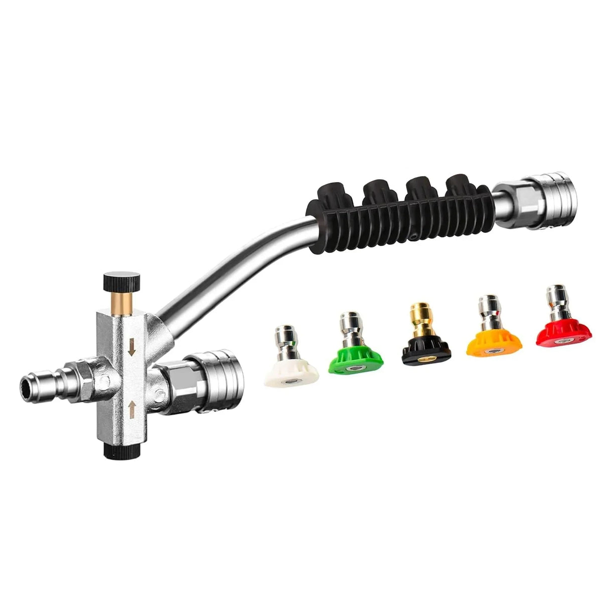 Dual-Connector Foam Cannon Double Tip Attachment