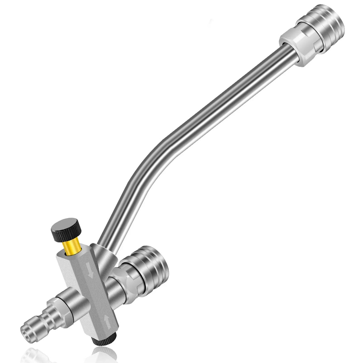 Dual-Connector Foam Cannon Double Tip Attachment