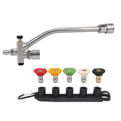 Dual-Connector Foam Cannon Double Tip Attachment