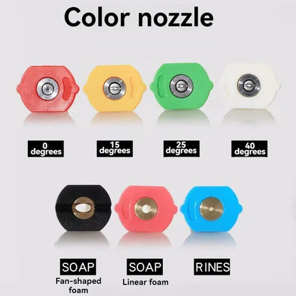 Dual-Connector Foam Cannon Double Tip Attachment
