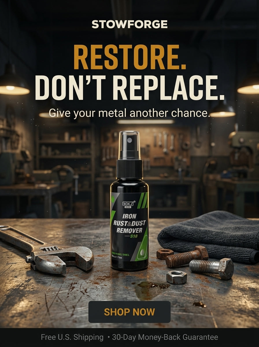 Stowforge Iron Rust & Dust Remover - Restore. Don't Replace.